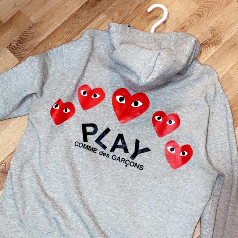 CDG PLAY Full Zip Hoodie